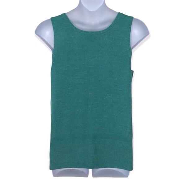 Apt. 9 Pullover Sleeveless V-Neck Sweater Vest Metallic Sparkle Size XL - Picture 6 of 14